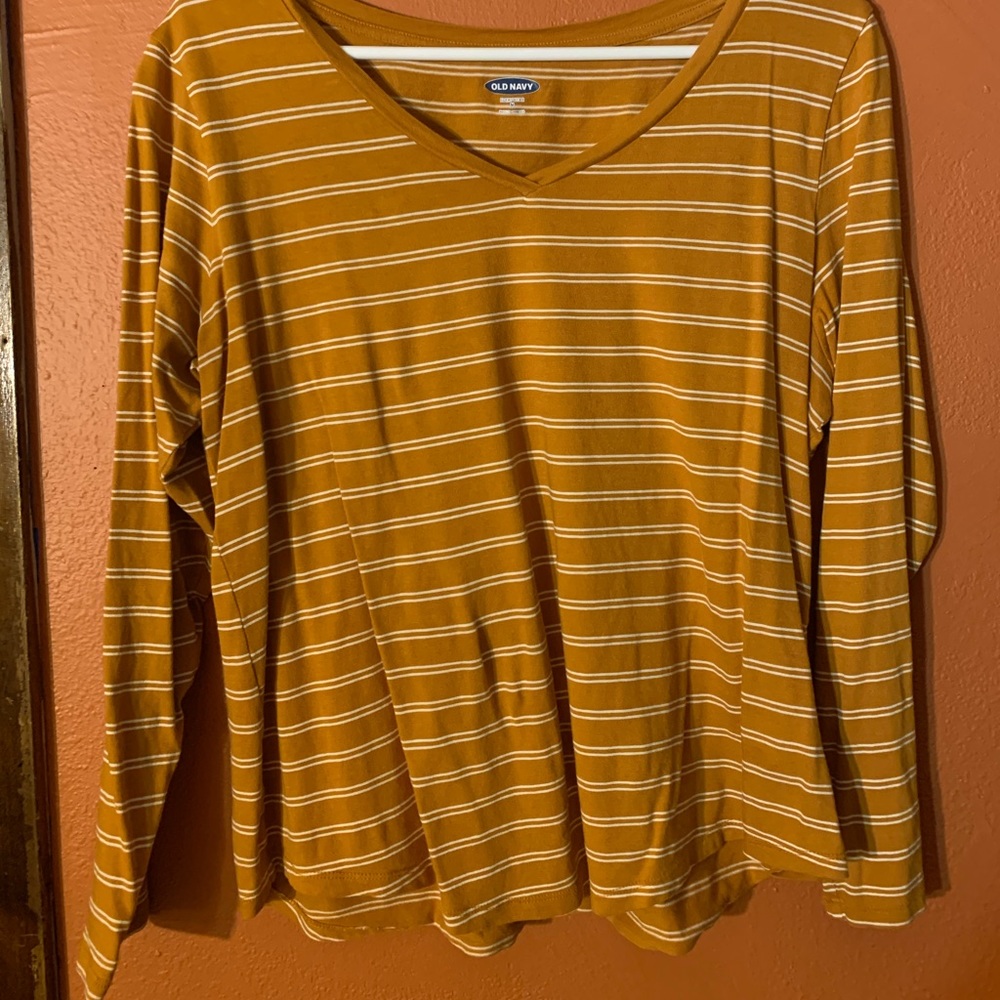 Old Navy mustard yellow/orange long sleeve